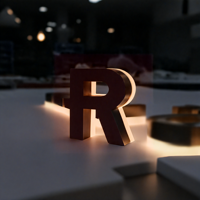 Lettres lumineuses sur mesure à LED avec transformateur, bandes LED, IP65, résistantes aux intempéries, enseignes professionnelles en métal pour devantures de magasins, hôpitaux