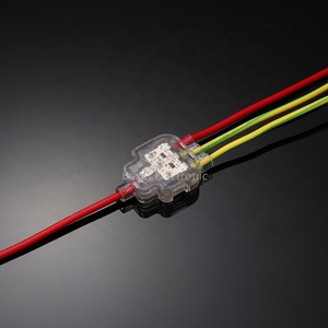 IP68 그리스 방수 고속 와이어 커넥터 3-3pin/2-2pin/1-3pin/1-2pin 푸쉬 인 패스너 (구리 접촉 및 PC 하우징 포함) - Product Image 4