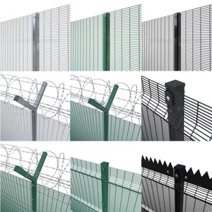 Panneaux de clôture en treillis métallique anti-escalade 358 haute sécurité pour l'Afrique du Sud, portail de prison de 1,5 m avec cadre en acier et revêtement PVC galvanisé - Product Image 6