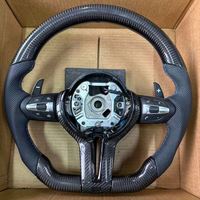 Volant de voiture en fibre de carbone pour BMW F05 F30 F31 F10 F12 F15 F36 F20 F22 F25 F32 M3 M5 E70 E90 E91 M Volant sport