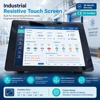Mochuan ofrece software HMI gratuito pantalla táctil de panel resistivo Lcd Tft de 10,1 pulgadas para control de automatización PLC