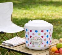 Autocuiseur Électrique Automatique de Luxe avec Minuteur Numérique, Pot Intérieur en Fer Antiadhésif 1,8 L, Tasse à Mesurer, Coffret Cadeau, Usage Domestique