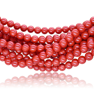 8mm Mermaid Pearl Glass <strong>Beads</strong> Round Loose Iridescent Shimmer for DIY Jewelry Making Necklace Bracelet Factory Wholesale - Product Image 4