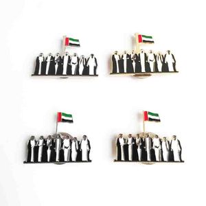 Spilla dei Sette Leader degli Emirati Arabi Uniti, Distintivo Magnetico di Alta <span class=keywords><strong>Qualità</strong></span> con lo <span class=keywords><strong>Spirito</strong></span> dell'Unione degli Emirati - Product Image 2