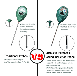 เครื่องวัดความชื้นในดินแบบทางเดียววิธีที่ดีที่สุดในการทดสอบค่า PH ของดิน - Product Image 3