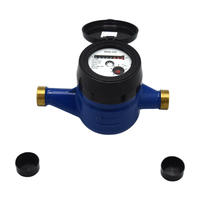 Best-Sale OEM Brass Horizontal Volumetric Water Meter-DN15 IP68 Waterproof 2.5m/h Flow Rate Threaded Connection 1 Year Warranty.