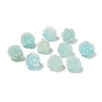 Perles en Jaspe Rouge, Quartz Rose Transparent et Cristal, Breloques en Forme de Fleur pour la Fabrication de Bijoux