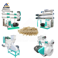 Molino de Anillos de Múltiples Especificaciones para Producción de Pienso en Pellets, Equipo de Granulación de Alimentos para Ganado Vacuno, Ovino, Porcino, Avícola, Peces, Camarones
