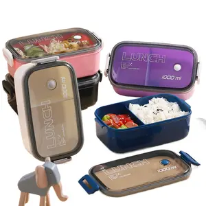 Portable Microwave Oven Workers Large Capacity Bento Box for Students Heated Lunch Box for Microwaveable Meals