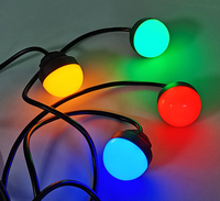 Feux indicateurs à dôme 50 mm IP69K Rouge, Jaune, Ambre, Vert, Bleu RYGB 12V 24V