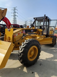 Niveleuse d'occasion Cat 140K modèle 2022, marque populaire, pompe hydraulique japonaise, équipement de construction testé et certifié - Product Image 4