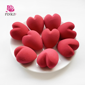 Libre de látex suave antialérgico corazón belleza esponja cosmética licuadora hidrófilo 3D maquillaje mezcla - Product Image 5
