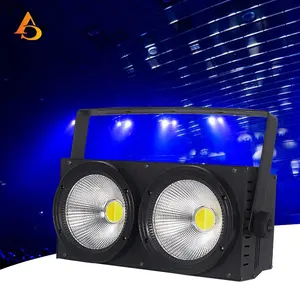 Kunden spezifische Bühnen beleuchtung Zwei Big Eyes Cob Audience Blinder LED-Disco-Licht für DJ-Geräte