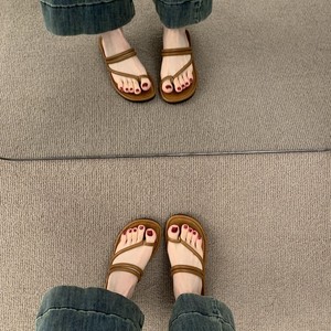 <span class=keywords><strong>Sandali</strong></span> bassi semplici e versatili per le donne da indossare in estate al <span class=keywords><strong>mare</strong></span> alla moda suole morbide Casual e <span class=keywords><strong>sandali</strong></span> comodi - Product Image 4