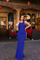 Vestidos de Fiesta Largos Personalizados, Vestido de Gala con Espalda Descubierta, Volantes, Elegantes para Mujeres, para Eventos Formales