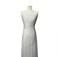 Jupe en dentelle brodée tendance, accessoires de mode, magnifiques strass, tissu en tulle 100 % polyester, robe de mariée