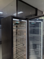 Armoire de maturation à sec compacte pour comptoir, refroidissement par compresseur, acier inoxydable, contrôle numérique de la température et de l'humidité, dégivrage automatique