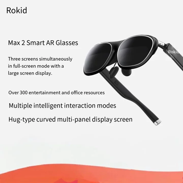 ROKID AR Lite Max2 Stand-Alone Unit Smart AR Glasses AI Intelligent Large Screen Entertainment Giant Screen Viewing
