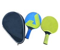 Raquette de tennis de table extérieure en ABS personnalisé nouveau matériau pagaie de ping-pong avec humidité, pluie et protection solaire