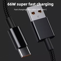 Câble de données pour téléphone portable USB vers Type C, charge rapide 66W 6A, haute qualité, prix de gros