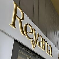 Letras 3D con Retroiluminación LED/Neón MACCAN, Personalizables, de Acero Inoxidable, Transformador, Letreros de Farmacia para Publicidad Exterior, Logotipo