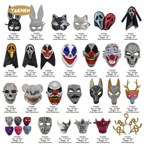 Masque de mascarade YACHEN en strass brillants, motif tête de lapin, pour Halloween, cosplay, fêtes, vente en gros pour carnaval et costumes d'Halloween - Product Image 2