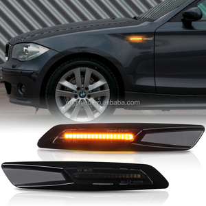 Fumer lentille noir logement dynamique a mené le feu de position latéral pour <span class=keywords><strong>BMW</strong></span> <span class=keywords><strong>E90</strong></span> E91 E92 E93 E60 E61E84 E83 - Product Image 1