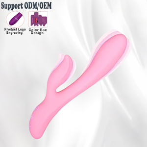 YAQU Voll gummi beschichtete Kaninchen vibratoren Wiederauf ladbare G-Punkt Dual Motor Vaginal Mastur bator Frauen Sinnliche Massage geräte Sexspielzeug - Product Image 1