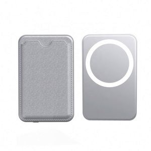 Tarjetero, Billetera Magnética Pequeña con Banco de Energía Inalámbrico, Banco de Energía Bonito para Chicas, 10000 mAh - Product Image 1