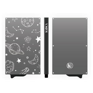 Kaisca <b>RFID</b> Slim Minimalist Fashion Metal Leather <b>Wallet</b> <b>RFID</b> <b>Blocking</b> Money Clip Aluminum Card Holder Credit Card Use 6 Inch - Product Image 5