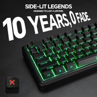 OEM ODM Wireless Gaming Keyboard RGB Macro Rechargeable Keyboard for PC Mac Gamer Trimode Connected 24GBTUSBC AntiGhosting 98Ke