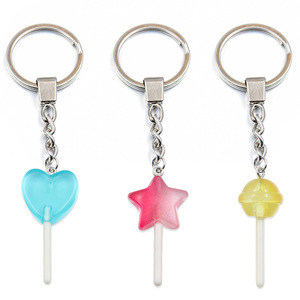 Hecho a mano 3D Glitter Lollipop Explosion DIY Color Stick Resina Colgante Accesorios Estrella <span class=keywords><strong>de</strong></span> cinco puntas para el amor para Navidad - Product Image 4