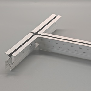 Système de plafond suspendu en grille, profilé de peinture pour plafond, système de ligne noire, profilé en T pour plafond suspendu 38x24 3000mm, barre de support en T - Product Image 4