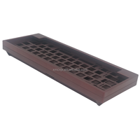 Cadre de clavier mécanique personnalisé en aluminium anodisé multicolore et acier inoxydable, usinage CNC, brochage, services d'électroérosion à fil
