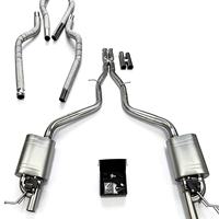 DZ Edelstahl-Heckabgasanlage für Mercedes-Benz CLS350 W218 (2014)-Spiegelpoliert 1,5mm Dick 3 Jahre Garantie