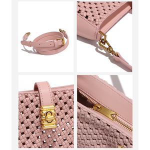 Borsa a Spalla da Donna di Lusso alla Moda 2026 con Cerniera Singola, Design Scavato, in PU, Accessorio Elegante BADI - Product Image 6