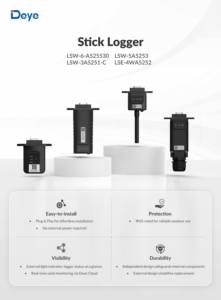 เครื่องบันทึกข้อมูลแบบแท่ง Deye Stick Logger GPRS WIFI 4G รุ่น LSW-6-A525530 LSW-5A5253 LSW-3A5251-C LSE-4WA5252 - Product Image 4