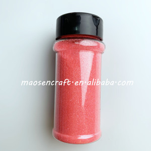 Factory Supply Polyester Pastel Pink <strong>Red</strong> Fine <strong>Glitter</strong> for Decoration Crafts - Product Image 2