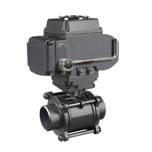 วาล์วควบคุมไฮดรอลิกไฟฟ้า Covna ขนาด DN25 1 นิ้ว รับประกัน 90 วัน วัสดุ SS304 ใช้ไฟ AC220V เกลียวใน แบบสองชิ้น วาล์วบอลไฟฟ้า - Product Image 3