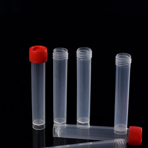 <b>Plastic</b> Sampling <b>Tube</b> 10ml Screw Cap For Upright Storage Low Temperature Preservation Cryogenic <b>Tube</b> - Product Image 2