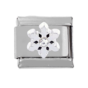 Bracelet élastique unisexe tendance avec breloques italiennes en acier inoxydable plaqué or, motifs flocon de neige, arc-en-ciel, étoile, lune - Product Image 4