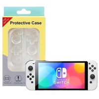 2ème génération pour Nintendo pour Switch OLED, coque rigide en PC cristallin pour console Switch, sac de rangement pour Switch, étui de protection pour jeux
