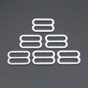 Regolatore per <span class=keywords><strong>Reggiseno</strong></span> in Plastica Bianco, Nero o Trasparente, Gancio Regolabile con Denti da 15mm - Product Image 4