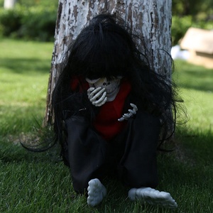 Halloween khóc ma trang trí ma đáng sợ lắc và khóc búp bê ma - Product Image 3