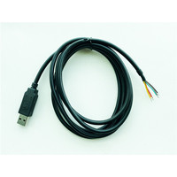 2026 KABEL OEM Baru 3.3 5V FTDI USB-RS232-WE-1800-BT-5.0, USB ke RS232 SERIAL, 1.8M, Ujung Kabel
