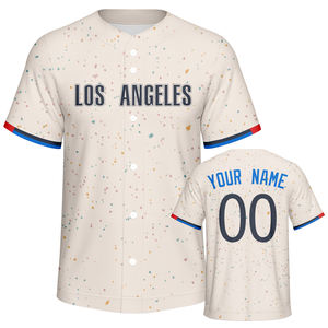 Camisetas de Béisbol Personalizadas de la Mejor Calidad, 100% Poliéster, Secado Rápido, Transpirables, Cuello en V, Tallas Grandes, Ropa Deportiva para Adultos, Fanáticos del Deporte - Product Image 1