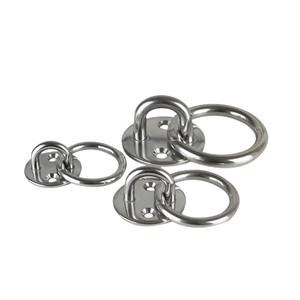 Crochets de suspension en acier inoxydable pour portes, accessoires de quincaillerie marine transfrontalière pour fixation de hamac, plaques d'ancrage - Product Image 1