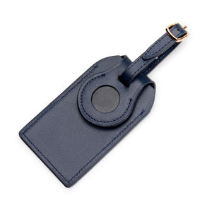 Anti-perte Voyage Nom Id Personnalisé Première Couche Véritable Nappa <span class=keywords><strong>En</strong></span> Cuir Étiquette De Bagage Étiquette De Bagage pour Airtag - Product Image 2