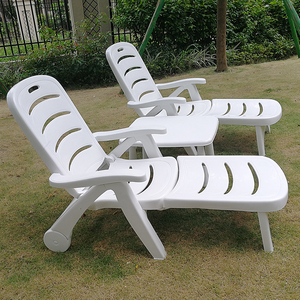 Giá tốt nhất nhựa bãi biển Ngoài trời ghế có thể gập lại hồ bơi Sun <span class=keywords><strong>Lounger</strong></span> khuôn nhựa ngoài trời sunbed - Product Image 5