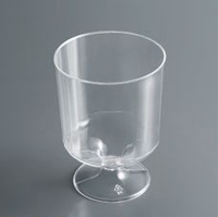 Verres à vin en plastique transparent de 2, 5, 8, 9 et 12 oz - Gobelets jetables et réutilisables pour les fêtes, la restauration et les mariages avec logo personnalisé